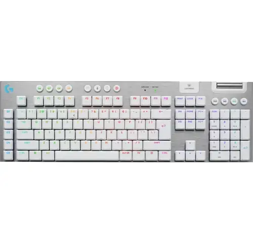 Tastatura Mecanica Gaming Logitech G915 X LIGHTSPEED, Tactile, Wireless (Gri/Alb)
