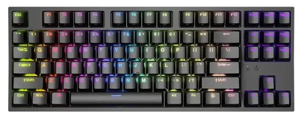 Tastatură mecanică Genesis - Thor 404 TKL, Kailh box maro, RGB, negru