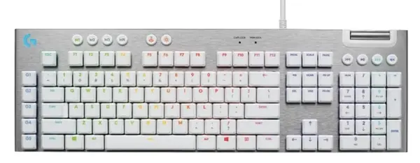Tastatură mecanică Logitech - G815 LIGHTSYNC, Tactile, RGB, albă