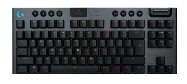 Tastatura mecanica Logitech - G915 TKL, linear, neagra