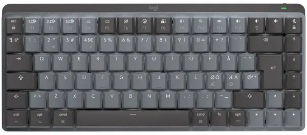 Tastatură mecanică Logitech - MX Mechanical Mini for Mac, grafit