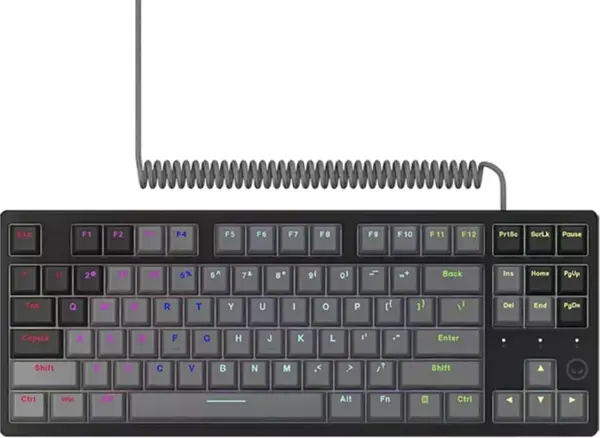 Tastatură mecanică Lorgar - Azar 514 TKL, Linear, neagră