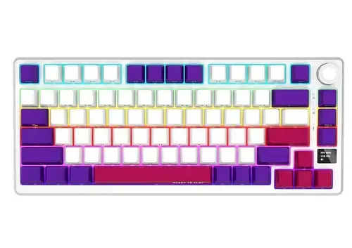 Tastatura mecanica Lorgar - KBP7075W, wireless, Linear, RGB (Alb)