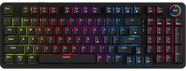 Tastatură mecanică Marvo - Arma 98 KG937, TNT Peach Linear, 98%, RGB, negru