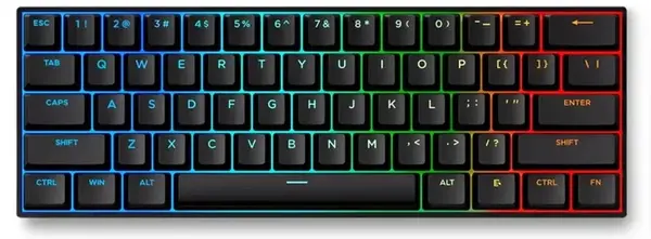 Tastatură mecanică MCHOSE - Ace 60 Pro ACE60-7A, comutator magnetic TTC Uranus, RGB, neagră