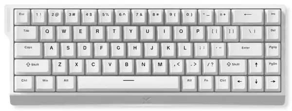Tastatură mecanică MCHOSE - Ace 68, comutator magnetic Ice Blue, RGB, albă