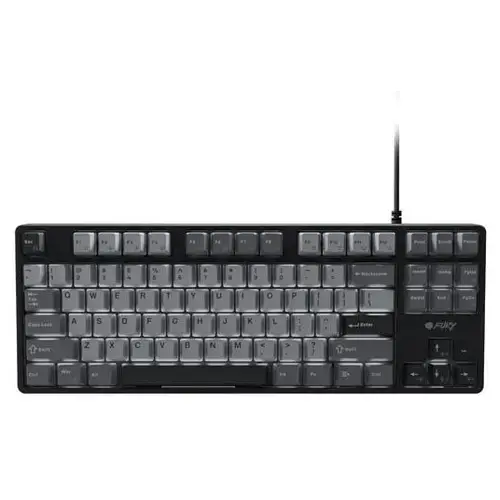 Tastatura mecanica pentru gaming Fury Kanabo K2, iluminare alba, 25 moduri, 2x switch-uri de rezerva, design compact TKL