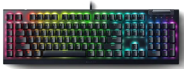 Tastatură mecanică Razer - BlackWidow V4 X, verde, RGB, negru