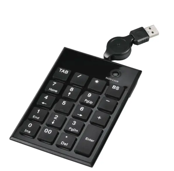 Tastatură numerică externă Hama SK140 negru USB Tastatură numerică externă Hama SK140 negru USB