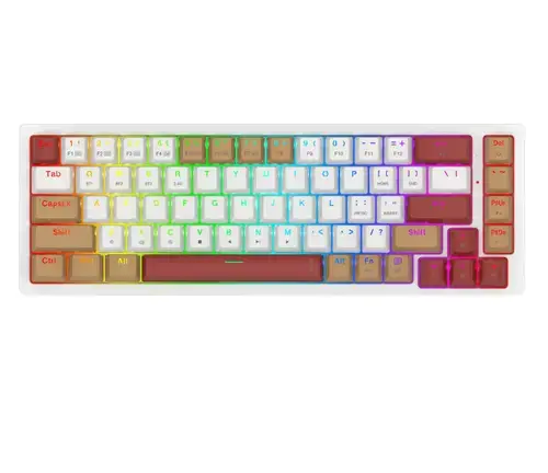 Tastatura Redragon Rammus, Wired, Wireless, Bluetooth (Multicolor)