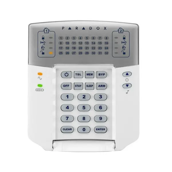 Tastatura sistem de alarma Paradox K32+ 2 partitii