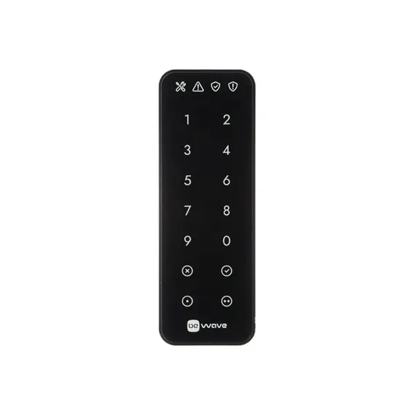Tastatura smart wireless Satel Be Wave AKP-200-B, 868 MHz, 1100 m, neagra