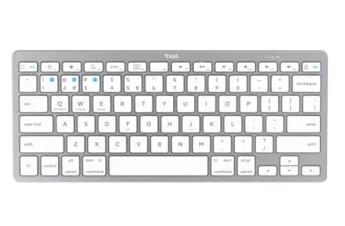 Tastatura Trust 24651, Bluetooth (Alb)