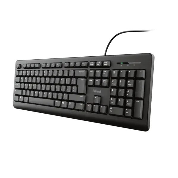 Tastatura Trust Primo cu fir, negru Tastatura Trust Primo cu fir, negru