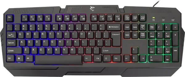 Tastatură White Shark - DAKOTA, US, negru