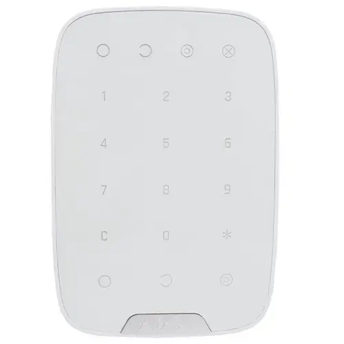 Tastatura wireless AJAX; Armarea / dezarmarea sistemului, setare facila prin aplicatia Android / iOS; Indicatii armare / dezarmare, protectie cod gresit