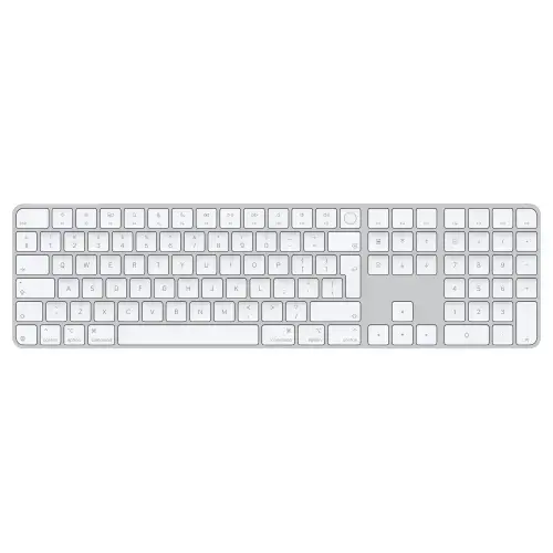 Tastatura Wireless Apple Magic Keyboard (2024), Touch ID, Tastatura Numerica, Layout International (Alb)