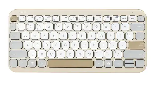 Tastatura wireless ASUS Marshmallow KW100 (Alb/Crem)