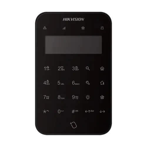 Tastatura Wireless, LCD, AX PRO 868Mhz, Neagra - HIKVISION DS-PK1-LT-WE-Black