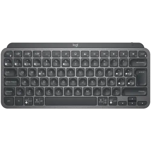 Tastatura Wireless LOGITECH MX Keys Mini Minimalist, Illuminata (Negru)