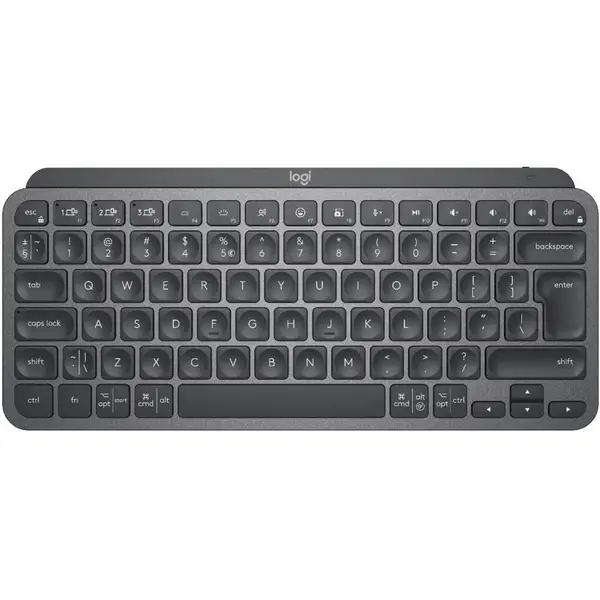 Tastatura wireless Logitech MX Keys Mini Minimalist, Iluminata, Graphite
