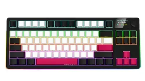 Tastatura Wireless LORGAR LRG-KBP70TKLW-BK-US, RGB LED, USB/USB Wireless/Bluetooth