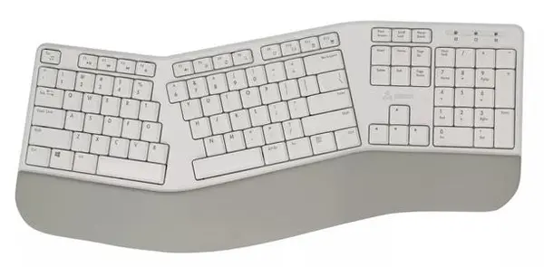 Tastatură wireless SBOX - WK-905, ergonomic, bej