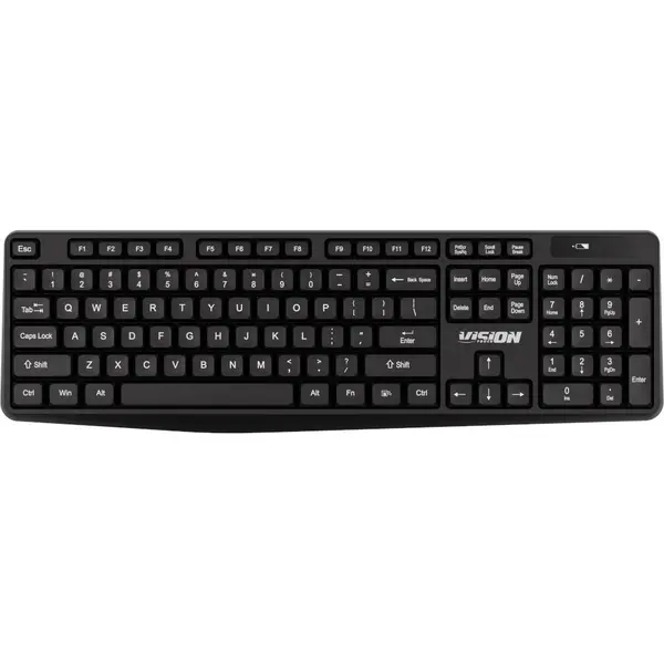 Tastatura wireless Vision Touch VKEY02N, Negru