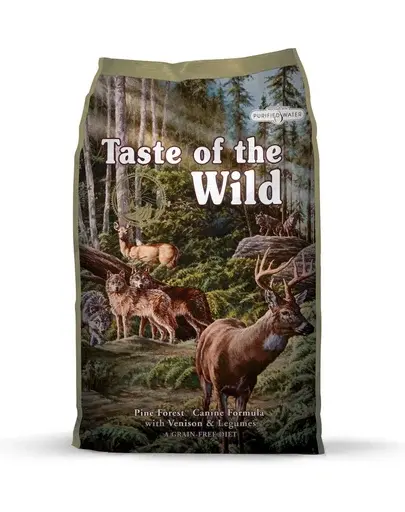 TASTE OF THE WILD Pine Forest hrana uscata caini si catei, cu vanat si legume 2 kg