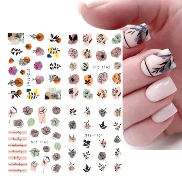 Tatuaj Decor Unghii 4 Modele I-07 - I-07 - Everin.ro