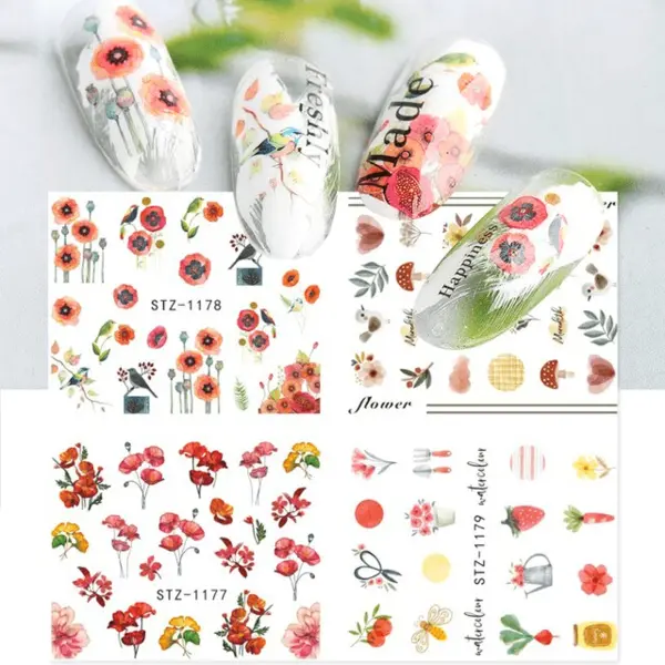 Tatuaj Decor Unghii 4 Modele I-11 - I-11 - Everin.ro