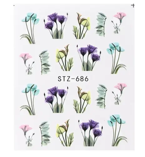 Tatuaj decor unghii STZ-686 - STZ686 - Everin.ro