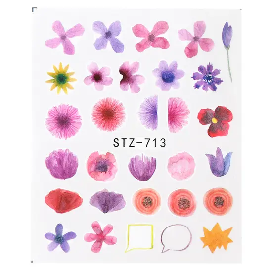 Tatuaj decor unghii STZ-713 - STZ713 - Everin.ro