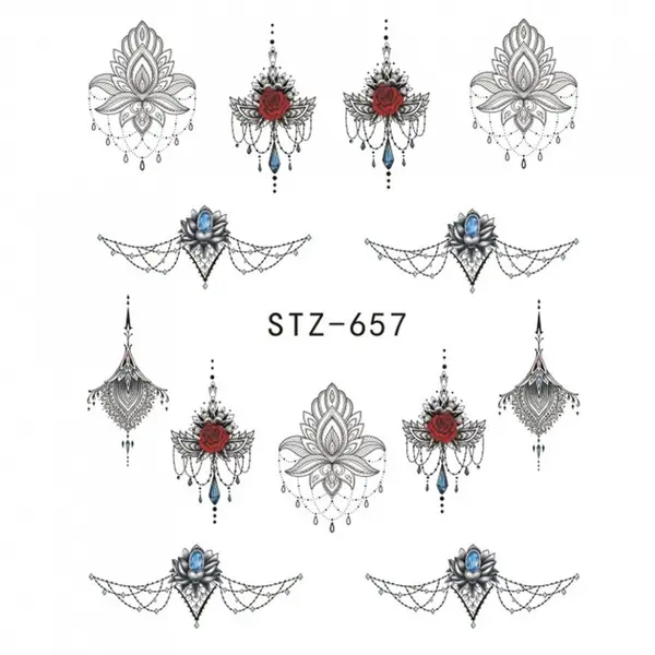Tatuaj decor unghii YZW-3016 - YZW-3016 - Everin.ro