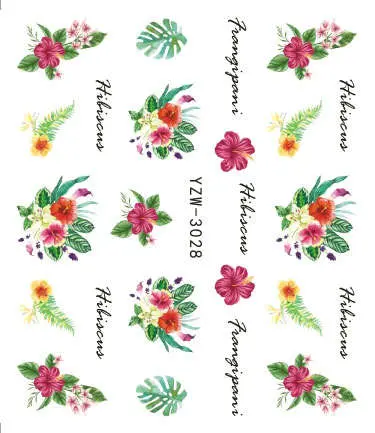 Tatuaj decor unghii YZW-3028 - YZW-3028 - Everin.ro