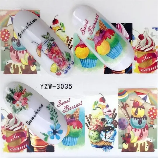 Tatuaj decor unghii YZW-3035 - YZW-3035 - Everin.ro
