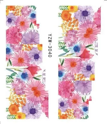 Tatuaj decor unghii YZW-3040 - YZW-3040 - Everin.ro