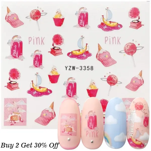 Tatuaj decor unghii YZW-3358 - YZW3358 - Everin.ro