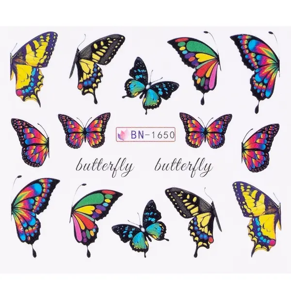Tatuaj Unghii LUXORISE Butterfly Emotion, BN-1650