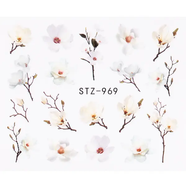 Tatuaj Unghii LUXORISE Flower Peace, STZ-969