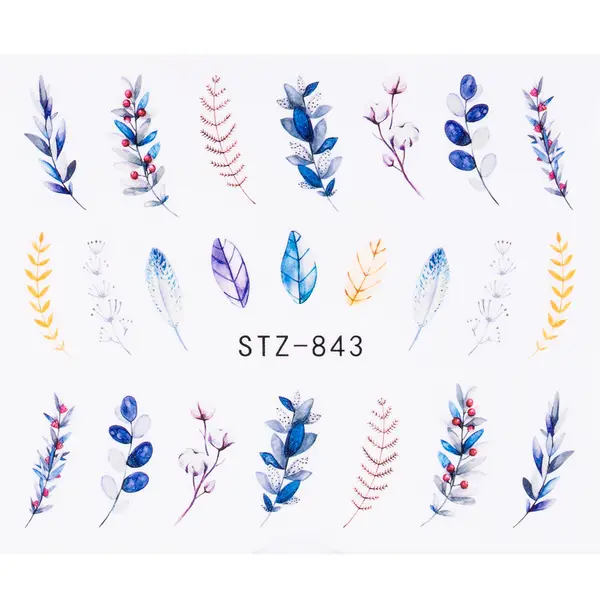 Tatuaj Unghii LUXORISE Magic Leaves, STZ-843