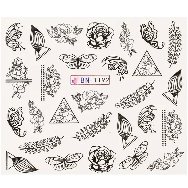 Tatuaj Unghii LUXORISE Simple Passion, BN-1192