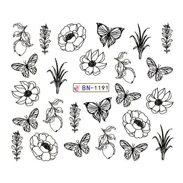 Tatuaj Unghii LUXORISE Simple & Perfect, BN-1191