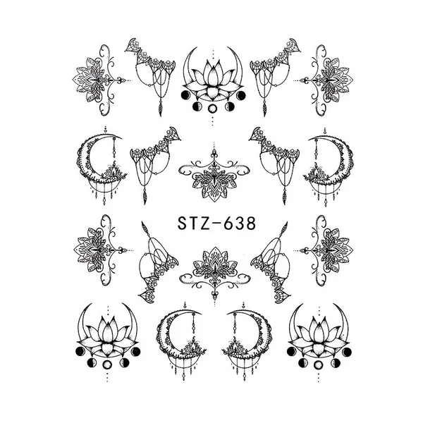 Tatuaj Unghii LUXORISE Simple Royal, STZ-638