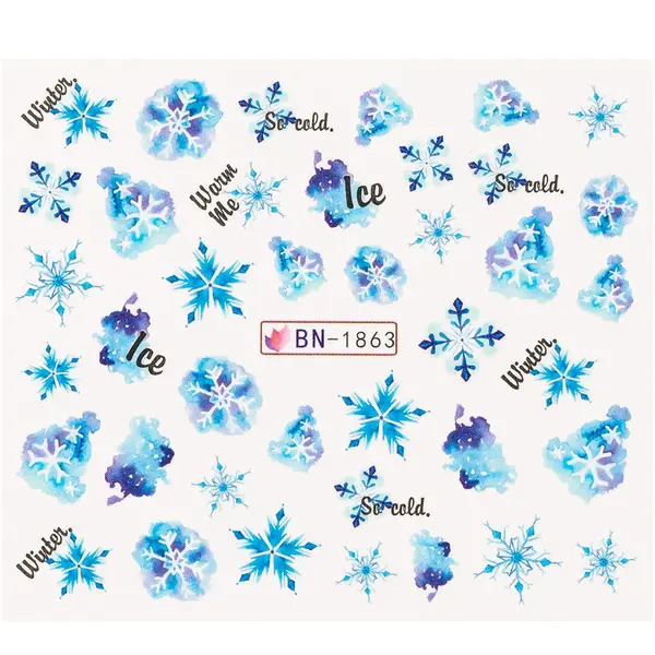 Tatuaj Unghii LUXORISE Winter Magic, BN-1863