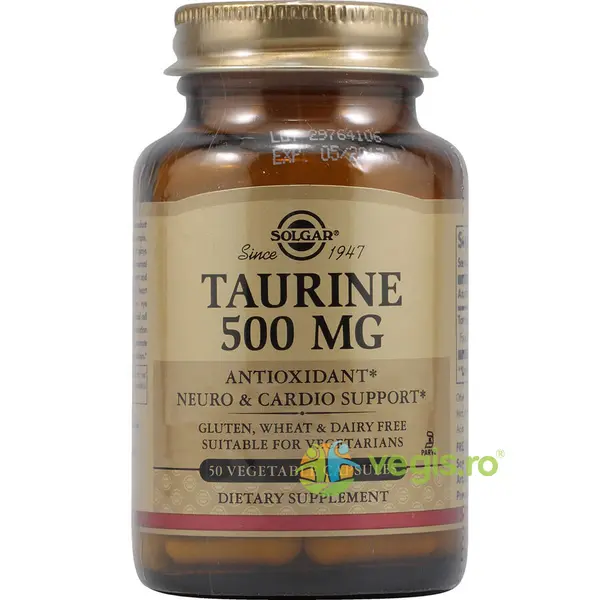 Taurine (Taurina) 500mg 50cps Vegetale
