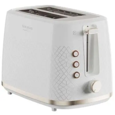 Taurus Prajitor de paine Taurus Fusion Crunch 960707000, 2 felii, 800 W, Alb