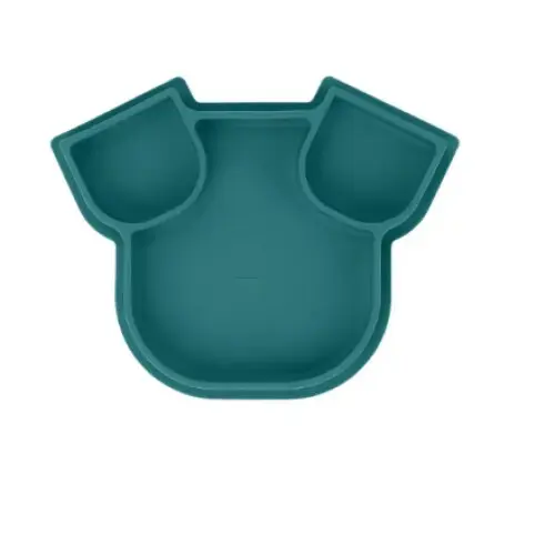 Tava anti-alunecare pentru mancare Babymoov A005207, Forma de Catelus (Verde)