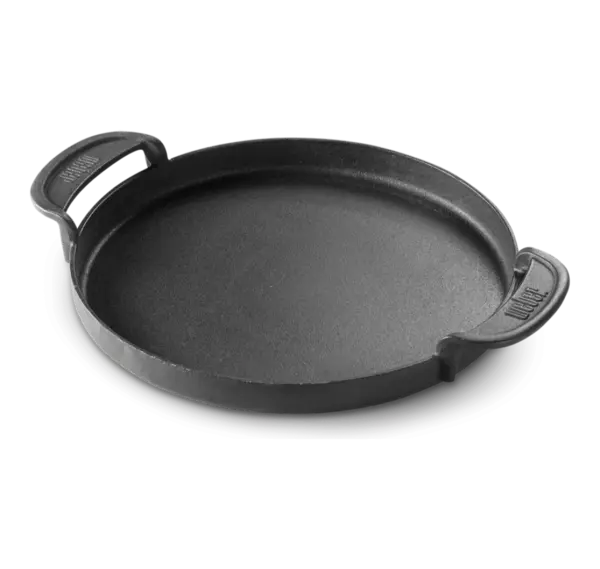Tava fonta negru pentru gatit gratar gradina Weber
