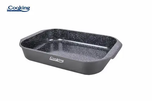 Tava inalta aluminiu Heinner DARK LINE, 39.5 x 26 cm